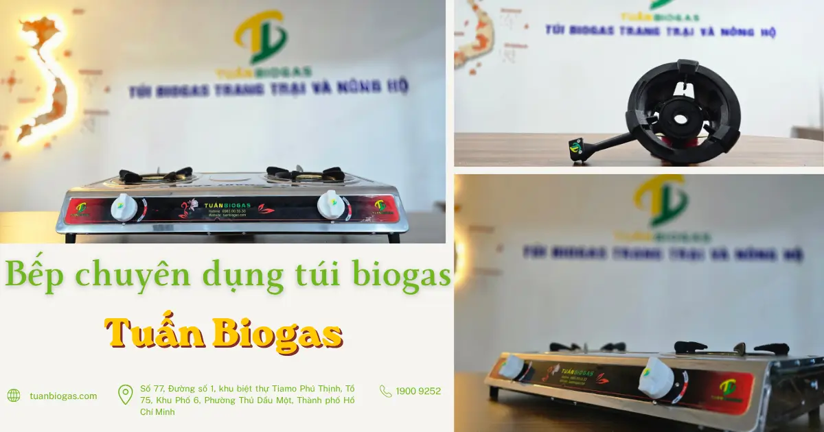 Bếp Biogas Chuyên Dụng Tuấn Biogas: Giải Pháp Đun Nấu Lửa Xanh, Tiết Kiệm Chi Phí Cho Nhà Nông